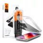 Spigen Glas.tR EZ Fit Pro HD protector de pantalla antiespía de cristal templado para iPhone 18 Pro (pack de 2)