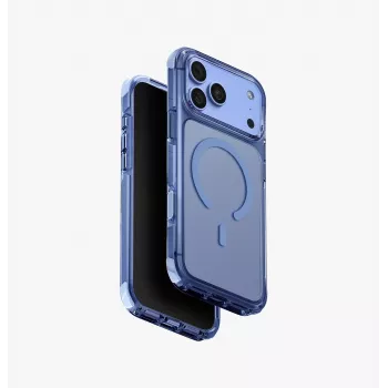 UNIQ Combat funda para iPhone 18 Pro Max / 17 Pro Max con carga MagClick - azul
