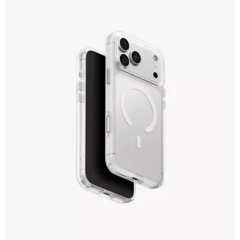 UNIQ Clario funda transparente con carga Magclick para iPhone 18 Pro Max / 17 Pro Max