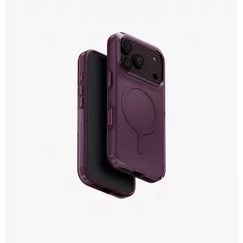 UNIQ Clario Eco funda con carga Magclick para iPhone 18 Pro/17 Pro – violeta