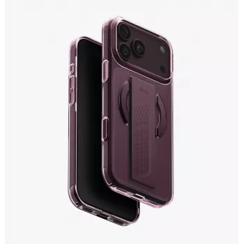UNIQ Heldro Air funda con carga MagClick para iPhone 18 Pro Max / 17 Pro Max – burdeos