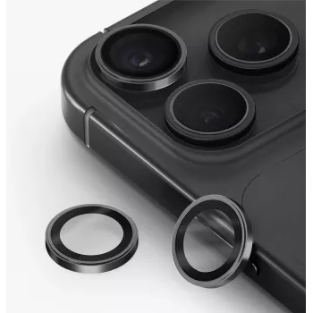 UNIQ Optix Prime protector de objetivo de cámara para iPhone 18 Pro / 18 Pro Max – grafito con aplicador