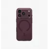 UNIQ Airsuit funda con carga MagClick para iPhone 18 Pro / 17 Pro – burdeos