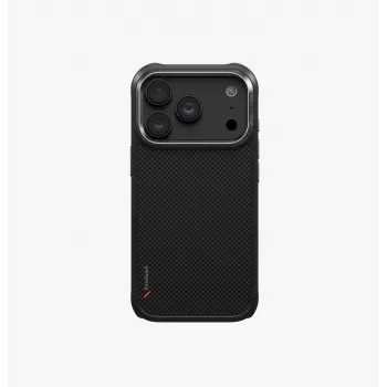 UNIQ Keva funda con carga MagClick para iPhone 18 Pro / 17 Pro, negro