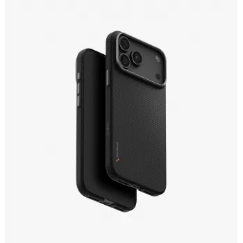UNIQ Keva EDGE funda para iPhone 18 Pro Max / 17 Pro Max con carga Magclick negro