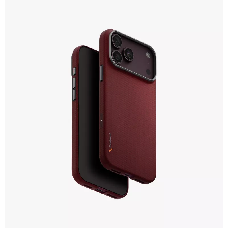 UNIQ Keva EDGE funda para iPhone 18 Pro Max / 17 Pro Max con carga Magclick negro