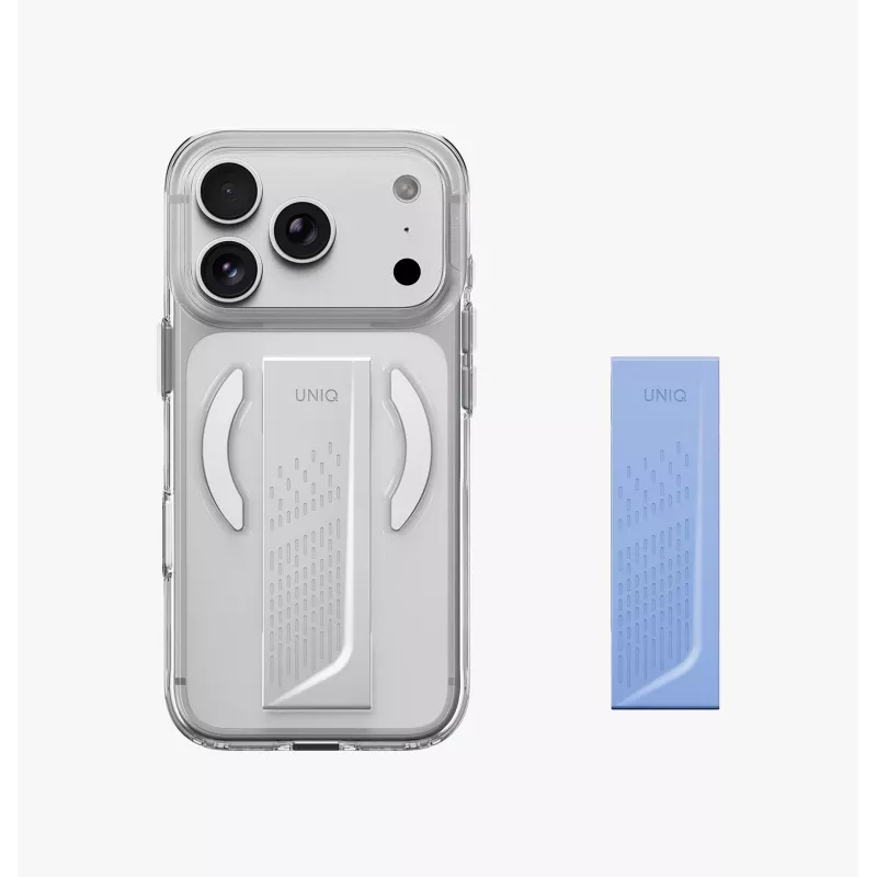 UNIQ Heldro Air funda para iPhone 18 Pro / 17 Pro con carga MagClick Tinted Smoke