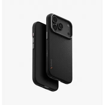UNIQ Keva EDGE funda con carga MagClick para iPhone 18 Pro / 17 Pro – negro