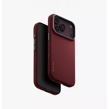 UNIQ Keva EDGE funda con carga MagClick para iPhone 18 Pro / 17 Pro – negro