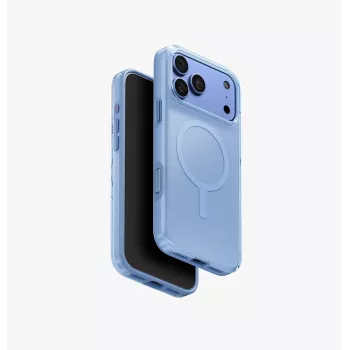 UNIQ Clario MagClick funda de carga para iPhone 18 Pro Max / 17 Pro Max – Azul
