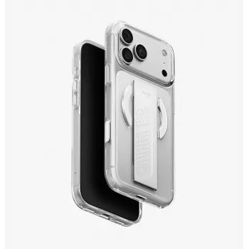 UNIQ Heldro Air funda de carga Magclick para iPhone 18 Pro Max / 17 Pro Max vidrio ahumado