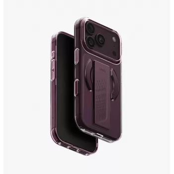 UNIQ Heldro Air funda de carga MagClick para iPhone 18 Pro / 17 Pro – Burdeos