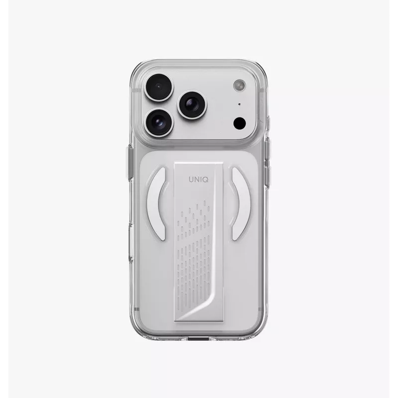 UNIQ Heldro Air funda de carga MagClick para iPhone 18 Pro / 17 Pro – Burdeos