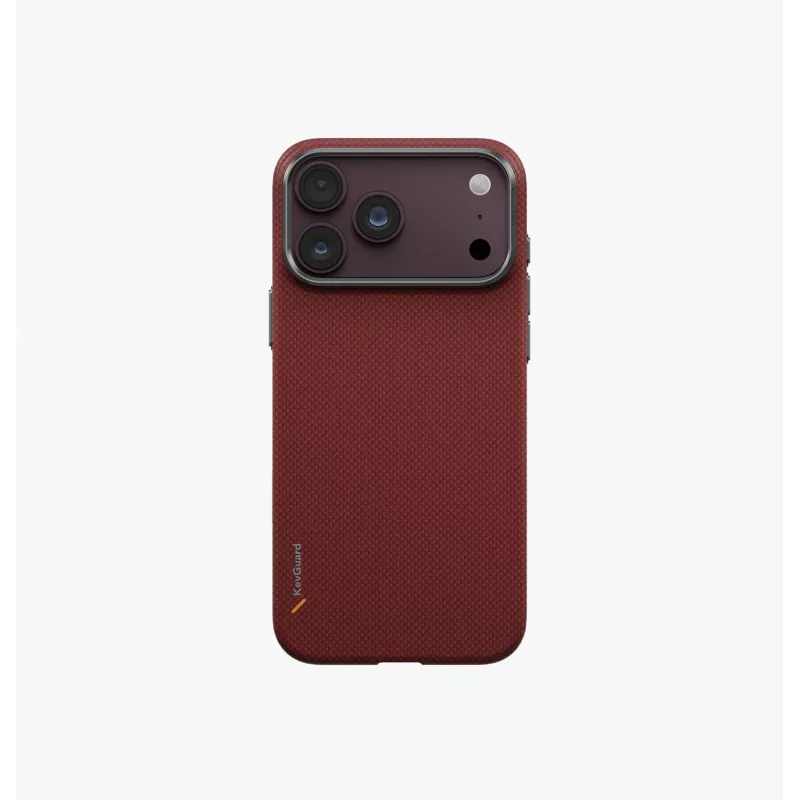 UNIQ Keva Edge funda de carga Magclick para iPhone 18 Pro Max / 17 Pro Max – Rojo