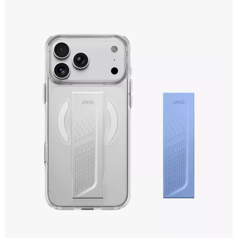 UNIQ Heldro Air funda de carga MagClick para iPhone 18 Pro Max / 17 Pro Max – Transparente