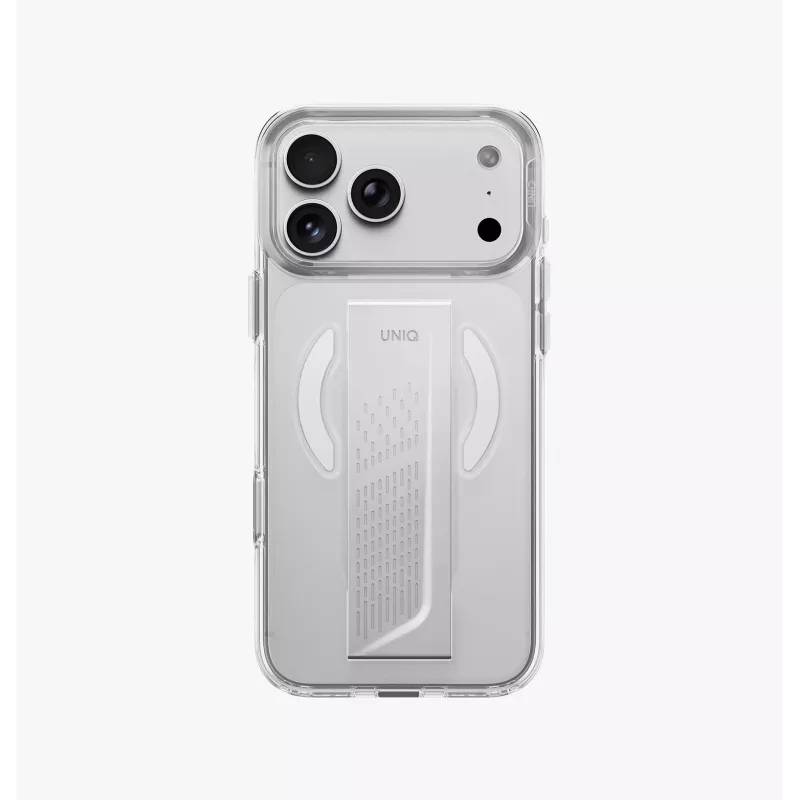 UNIQ Heldro Air funda de carga MagClick para iPhone 18 Pro Max / 17 Pro Max – Transparente