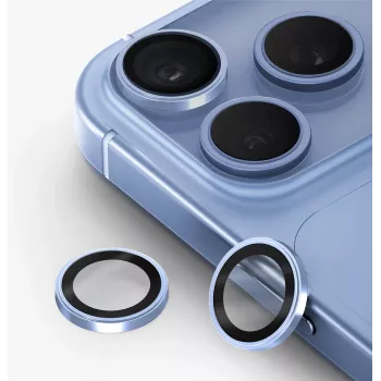 UNIQ Optix Prime protector de objetivo de cámara para iPhone 18 Pro / iPhone 18 Pro Max – Glacier Chrome con aplicador