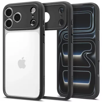 Spigen Ultra Hybrid iPhone 17 Pro / 18 Pro Negro mate
