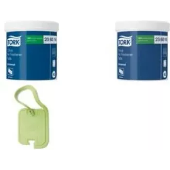 Tork ambientador colgante aroma manzana, recambio de goma impregnada para fragancia duradera, 1 ud. (23 60 16)