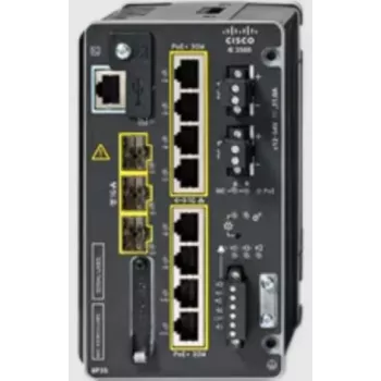 Cisco IE-3500-8P3S-E switch industrial, 8 Gigabit PoE+ y 3 SFP, Network Essentials