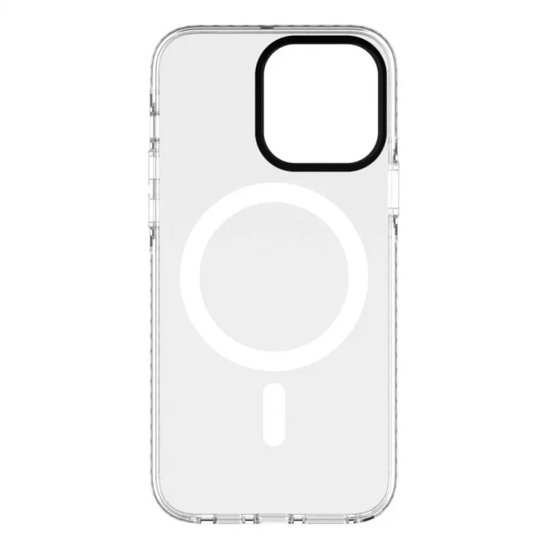 Evelatus funda transparente con MagSafe para Apple iPhone 15 Pro - impresión personalizada transparente PC+TPU