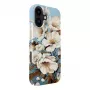 Evelatus funda Slim Shell con MagSafe para Apple iPhone 16 – impresión personalizada Flower Blue