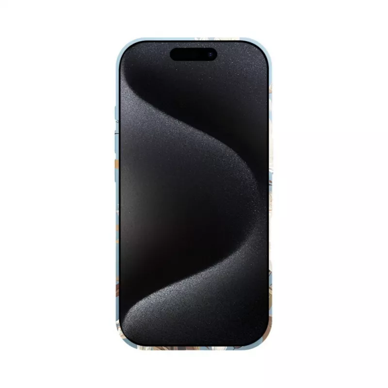 Evelatus funda Slim Shell con MagSafe para iPhone 16 Pro Max - Flower Blue