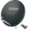 Sistema SAT SCHWAIGER 80 cm 1 usuario LNB Single antracita