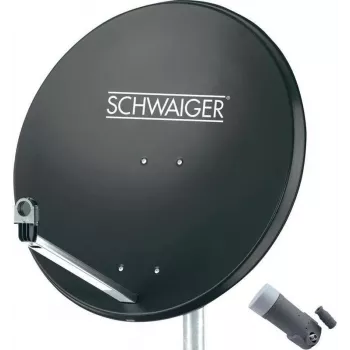 Sistema SAT SCHWAIGER 80 cm 1 usuario LNB Single antracita