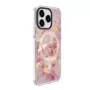 Funda Evelatus para Apple iPhone 15 Pro PC+TPU con MagSafe – mármol rosa