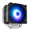 Disipador de CPU de doble torre Zalman CNPS12X BP ARGB, 2 ventiladores PWM de 120mm, negro