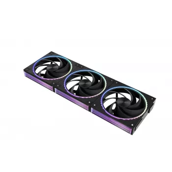 Ventilador Zalman ZM-DF120R A3 120mm Daisy-Chain Reverse, pack de 3, negro
