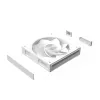 Ventilador Zalman ZM-DF120R blanco 120mm Reverse Daisy Chain ARGB PWM