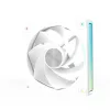 Ventilador Zalman ZM-DF120R blanco 120mm Reverse Daisy Chain ARGB PWM