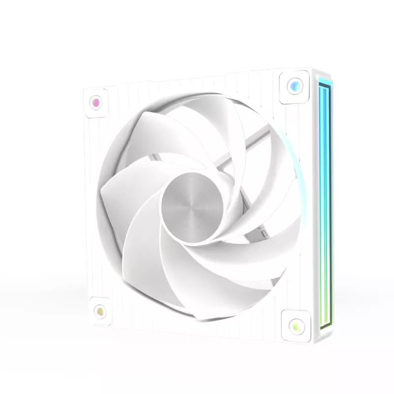 Ventilador Zalman ZM-DF120R blanco 120mm Reverse Daisy Chain ARGB PWM