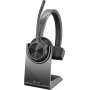 HP Poly Voyager 4300 UC Series 4310 auricular inalámbrico on-ear con adaptador USB-C y base de carga, certificado para Zoom 218474-01