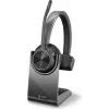 HP Poly Voyager 4300 UC Series 4310 auricular inalámbrico on-ear con adaptador USB-C y base de carga, certificado para Zoom 218474-01