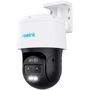 Reolink TrackMix Serie P760 cámara IP PoE 4K de doble objetivo con seguimiento auto-zoom, visión nocturna en color, exterior/interior