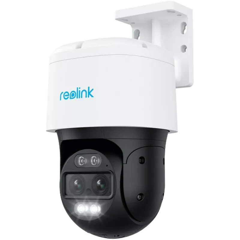 Reolink TrackMix Serie P760 cámara IP PoE 4K de doble objetivo con seguimiento auto-zoom, visión nocturna en color, exterior/interior