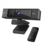 j5create JVCU435-N webcam 4K Ultra HD con zoom digital 5x y mando a distancia