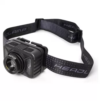 ENTAC EHL-ZH-10W-R Linterna frontal Zoom con batería recargable 10W sensor de movimiento