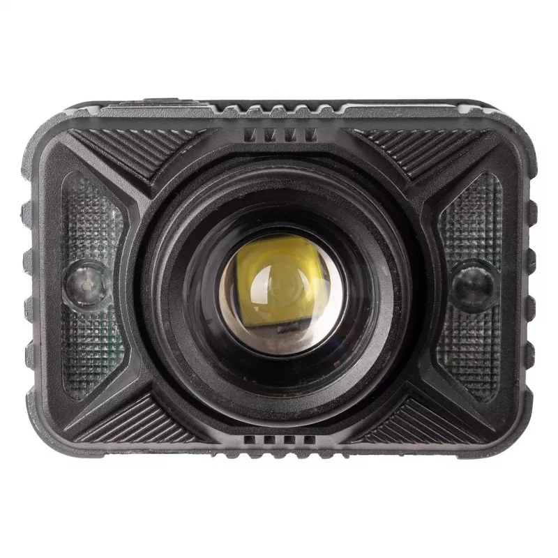 ENTAC EHL-ZH-10W-R Linterna frontal Zoom con batería recargable 10W sensor de movimiento
