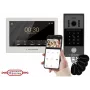 REVIZOOM RM-T273HD Videoportero blanco de 7 pulgadas con estación exterior RC-212HD-CK1
