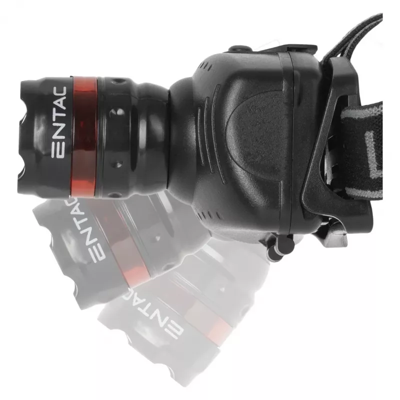 ENTAC EHL-ZOOM-1W-PL Linterna frontal LED Zoom 1W, negra