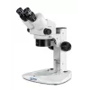 Kern Optics OZL 456 Microscopio estéreo zoom binocular 50x luz incidente y transmitida LED