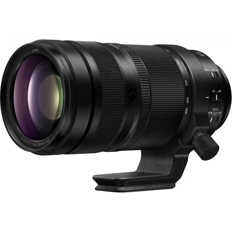 Objetivo Panasonic Lumix S 100-500mm f/5.0-7.1 O.I.S., negro (S-R100500E)