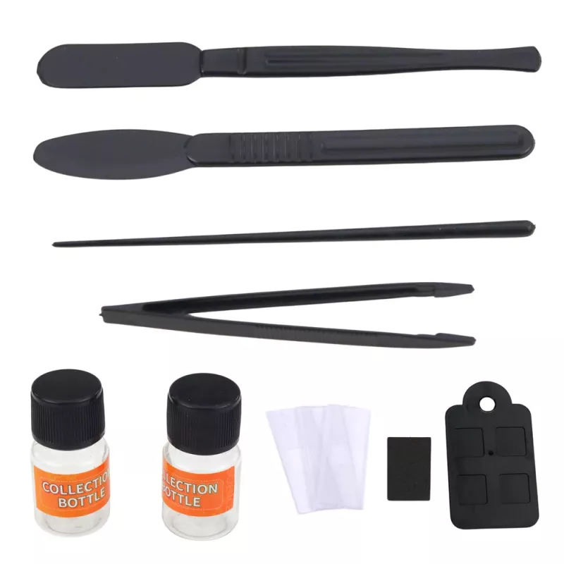 Set educativo de microscopio LEAN TOYS para niños Zoom 1200x accesorios blanco