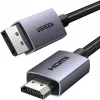 Cable convertidor activo UGREEN HDMI a DisplayPort 4K 30Hz 3m negro