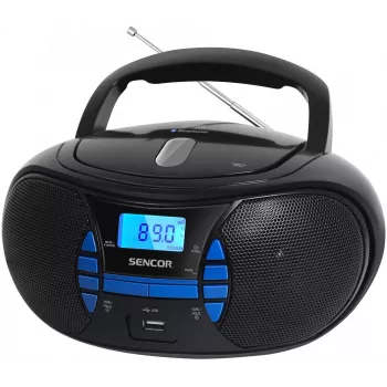 Radio boombox SENCOR SPT 2700BK CD/BT/MP3/USB/FM negra