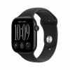 Apple Watch Series 12 GPS + Cellular 46 mm carcasa de aluminio negra con correa deportiva negra – M/L